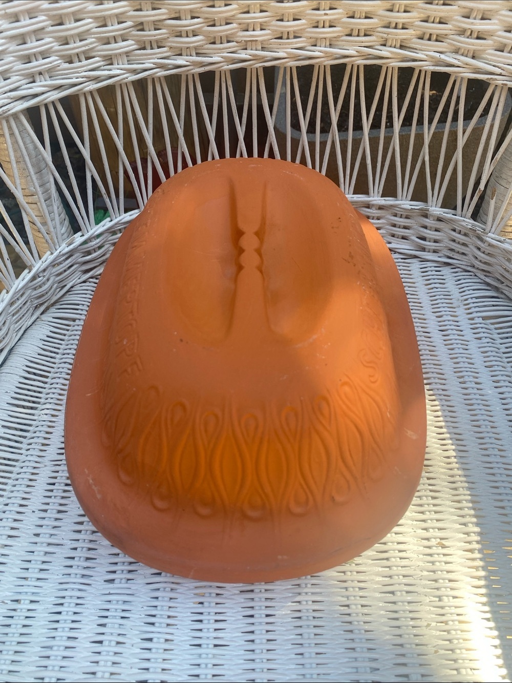 Terracotta Schlemmer Topf Clay Baker - Rust Orange - Picture 8 of 16